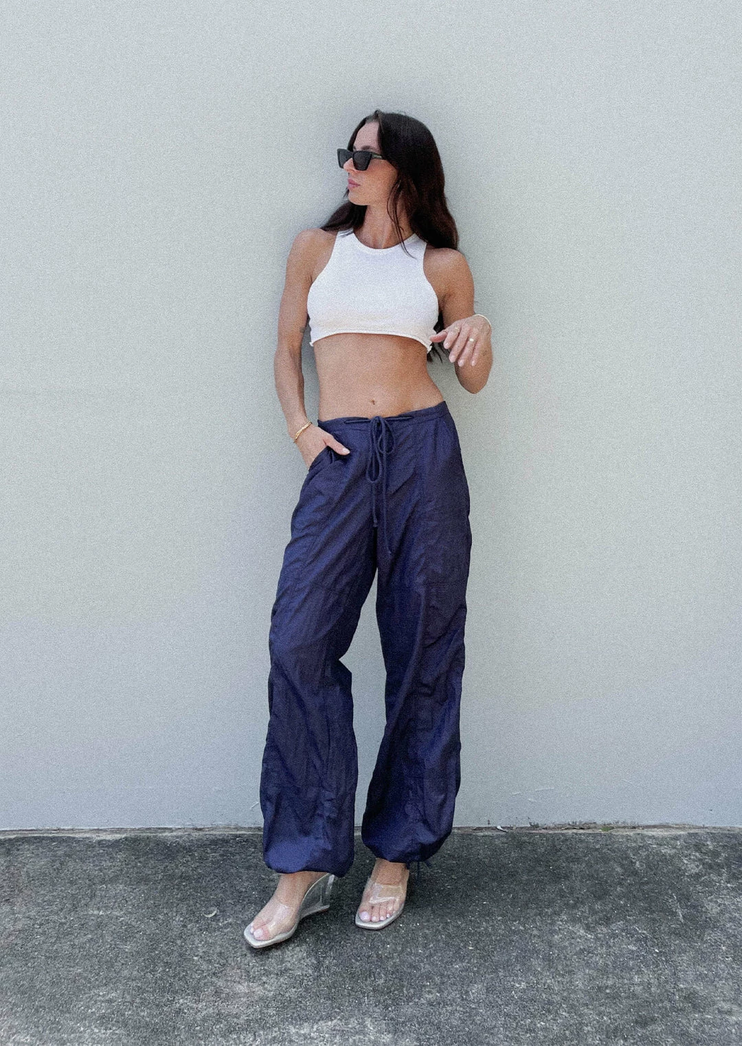 Tony Bianco Hot List Alessi Clear Vinylite/Silver 10cm Wedges 4 Tony Bianco Hot List Alessi Clear Vinylite/Silver 10cm Wedges