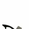 Tony Bianco New Arrivals Amos Crystal/Black Suede 6.5cm Heels