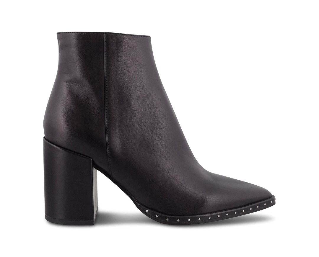 Tony Bianco Bailey Black Albany 8.5cm Ankle Boots Shoes 3 Tony Bianco Bailey Black Albany 8.5cm Ankle Boots Shoes