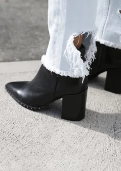 Tony Bianco Bailey Black Albany 8.5cm Ankle Boots Shoes 23 Tony Bianco Bailey Black Albany 8.5cm Ankle Boots Shoes