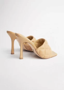 Tony Bianco Betty Honey Sheep Nappa 10.5cm Heels Shoes
