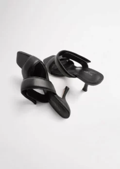 Tony Bianco Bounty Black Sheep Nappa 8.5cm Heels Shoes 11 Tony Bianco Bounty Black Sheep Nappa 8.5cm Heels Shoes
