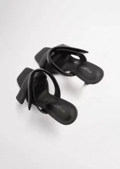 Tony Bianco Bounty Black Sheep Nappa 8.5cm Heels Shoes 10 Tony Bianco Bounty Black Sheep Nappa 8.5cm Heels Shoes