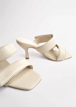 Tony Bianco Bounty Vanilla Sheep Nappa 8.5cm Heels