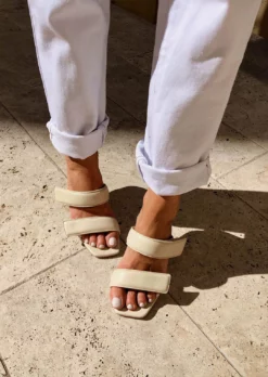 Tony Bianco Bounty Vanilla Sheep Nappa 8.5cm Heels