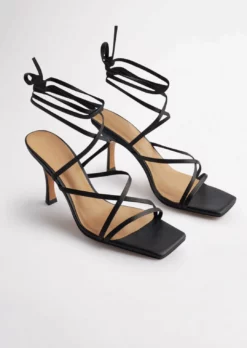 Tony Bianco Caden Black Sheep Nappa 8.5cm Heels