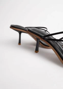 Tony Bianco Shoes Danni Black Sheep Nappa 6.5cm Heels