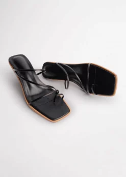 Tony Bianco Shoes Danni Black Sheep Nappa 6.5cm Heels