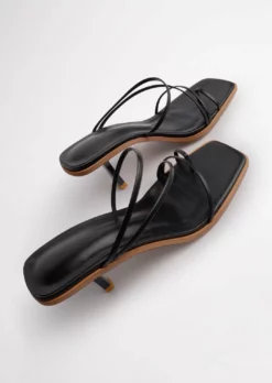 Tony Bianco Shoes Danni Black Sheep Nappa 6.5cm Heels