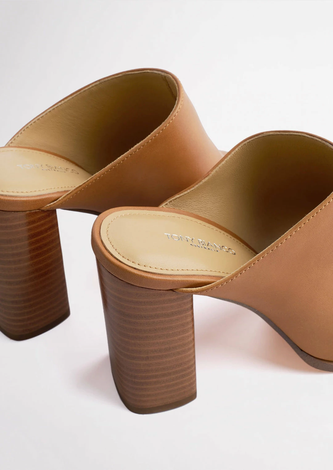 Tony Bianco Shoes Dollie Tan Como 9.5cm Heels 9 Tony Bianco Shoes Dollie Tan Como 9.5cm Heels