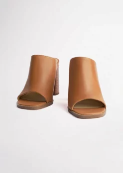 Tony Bianco Shoes Dollie Tan Como 9.5cm Heels 11 Tony Bianco Shoes Dollie Tan Como 9.5cm Heels