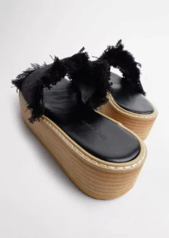 Tony Bianco Ebony Black 4.5cm Sandals Shoes