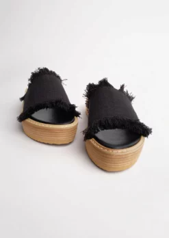 Tony Bianco Ebony Black 4.5cm Sandals Shoes