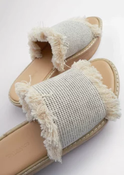 Tony Bianco Ebony White/Black 4.5cm Sandals Shoes