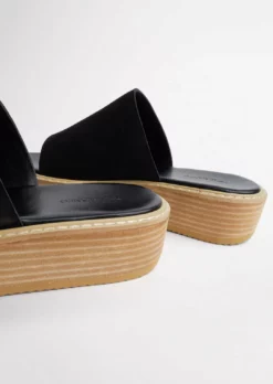 Tony Bianco Elke Black 4.5cm Sandals Shoes