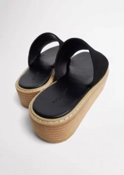 Tony Bianco Elke Black 4.5cm Sandals Shoes