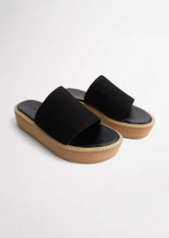 Tony Bianco Elke Black 4.5cm Sandals Shoes