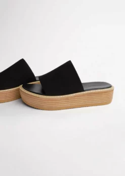 Tony Bianco Elke Black 4.5cm Sandals Shoes