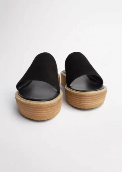 Tony Bianco Elke Black 4.5cm Sandals Shoes
