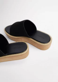 Tony Bianco Elke Black 4.5cm Sandals Shoes