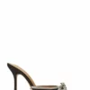 Tony Bianco Ellen Black Satin 10.5cm Heels