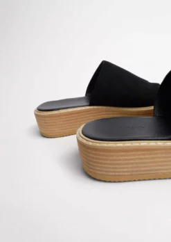 Tony Bianco Energy Black 4.5cm Sandals Shoes