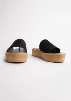 Tony Bianco Energy Black 4.5cm Sandals Shoes