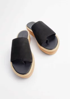 Tony Bianco Energy Black 4.5cm Sandals Shoes