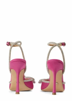 Tony Bianco Eros Pink Satin 10.5cm Heels New Arrivals
