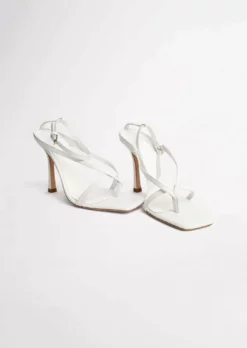 Tony Bianco Best Sellers Faythe White Kid 10.5cm Heels