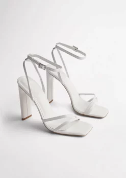 Tony Bianco Fiance Milk Capretto 11cm Heels