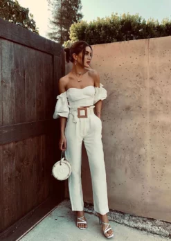 Tony Bianco Fior White Kid 11cm Heels