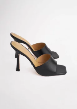 Tony Bianco Shoes Flora Black Como 10.5cm Heels
