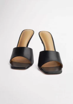 Tony Bianco Shoes Flora Black Como 10.5cm Heels