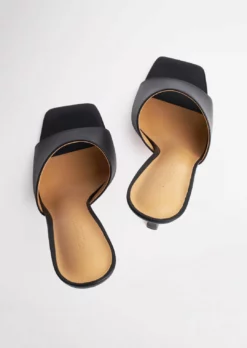 Tony Bianco Shoes Flora Black Como 10.5cm Heels