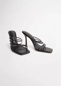 Tony Bianco Foxie Black Kid 10.5cm Heels Best Sellers