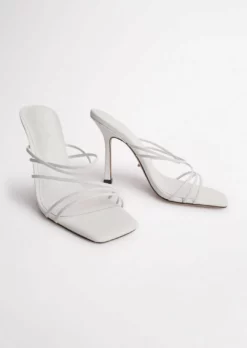 Tony Bianco Best Sellers Foxie White Kid 10.5cm Heels