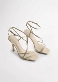 Tony Bianco Franci Vanilla Sheep Nappa 10.5cm Heels 14 Tony Bianco Franci Vanilla Sheep Nappa 10.5cm Heels