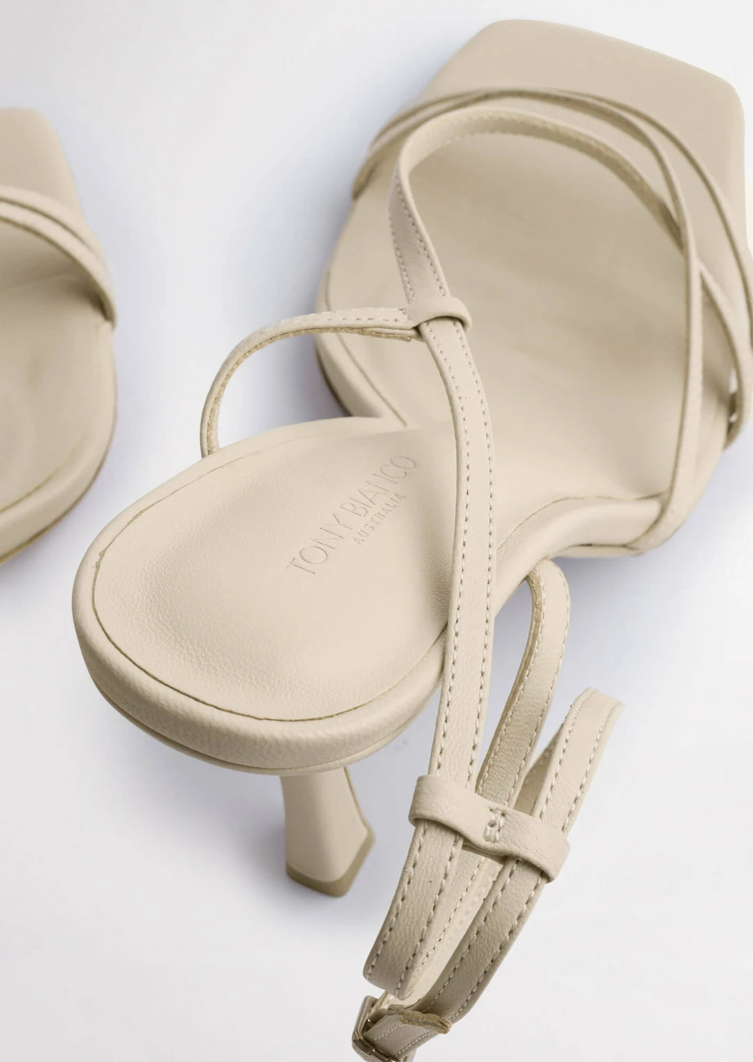 Tony Bianco Franci Vanilla Sheep Nappa 10.5cm Heels 7 Tony Bianco Franci Vanilla Sheep Nappa 10.5cm Heels