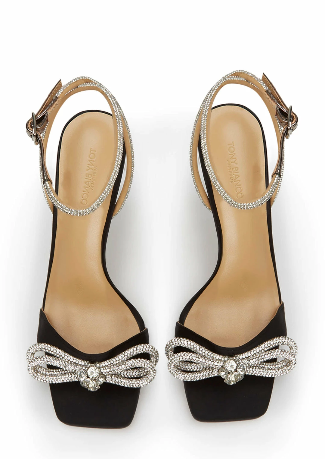 Tony Bianco Franz Black Satin 10.5cm Heels New Arrivals 5 Tony Bianco Franz Black Satin 10.5cm Heels New Arrivals