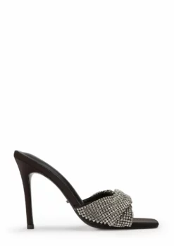 Tony Bianco Fringe Crystal/Black 10.5cm Heels New Arrivals