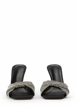 Tony Bianco Fringe Crystal/Black 10.5cm Heels New Arrivals 9 Tony Bianco Fringe Crystal/Black 10.5cm Heels New Arrivals