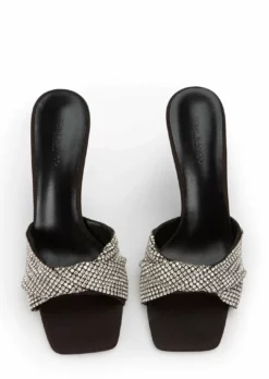 Tony Bianco Fringe Crystal/Black 10.5cm Heels New Arrivals 10 Tony Bianco Fringe Crystal/Black 10.5cm Heels New Arrivals