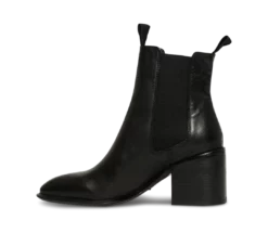 Tony Bianco Hampton Black Calais 7cm Ankle Boots Shoes