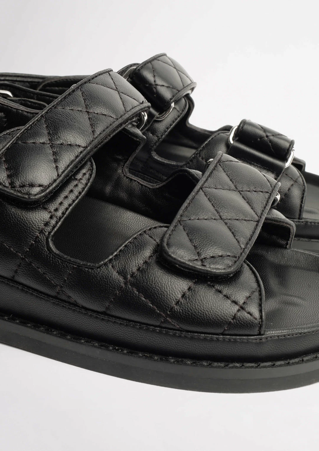 Tony Bianco Hiranni Black Sheep Nappa 3.5cm Sandals 7 Tony Bianco Hiranni Black Sheep Nappa 3.5cm Sandals