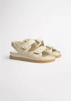 Tony Bianco Hiranni Vanilla Sheep Nappa 3.5cm Sandals Best Sellers
