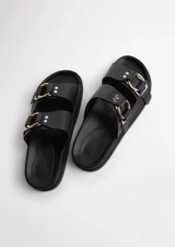 Tony Bianco Hunter Black Como 5cm Sandals 14 Tony Bianco Hunter Black Como 5cm Sandals