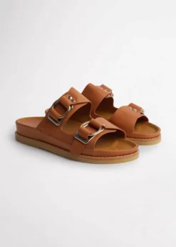 Tony Bianco Back In Stock Hunter Tan Como 5cm Sandals