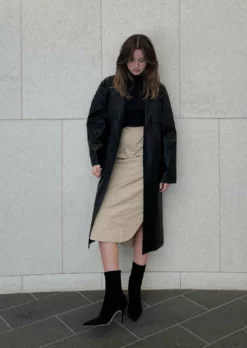 Tony Bianco Kitty Black Suede 9.5cm Ankle Boots Shoes