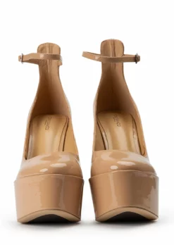 Tony Bianco Jaguar Nude Patent 14cm Heels 9 Tony Bianco Jaguar Nude Patent 14cm Heels